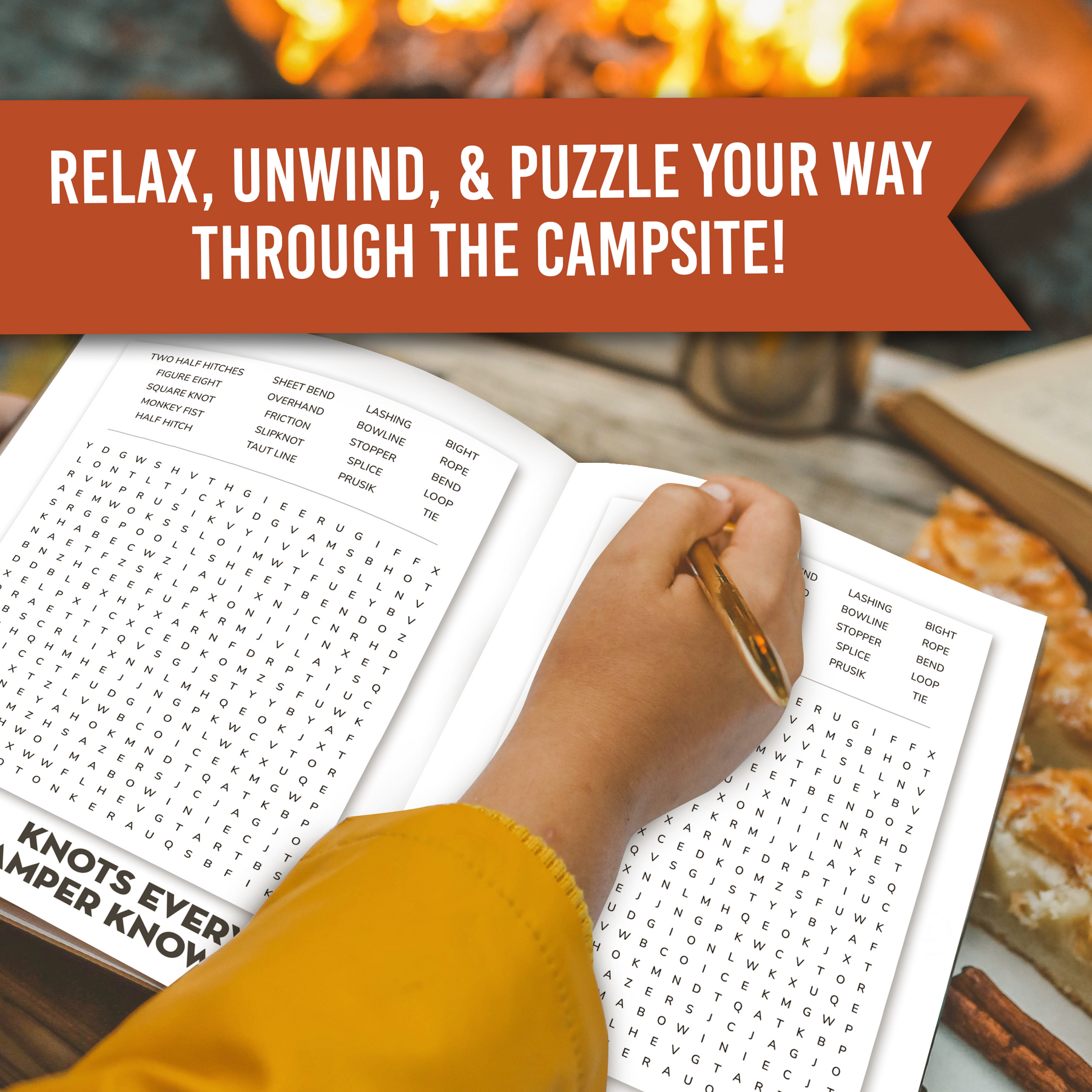 Cozy Camping Word Search for Adults – product image 1
