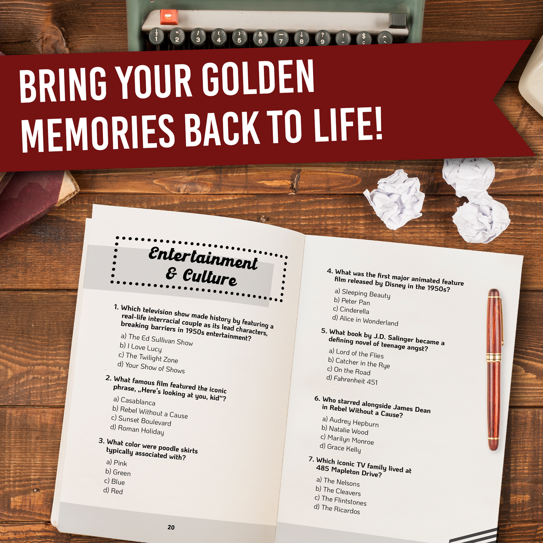 Nostalgic Trivia for Seniors