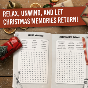 Nostalgic Christmas Word Search for Adults & Seniors