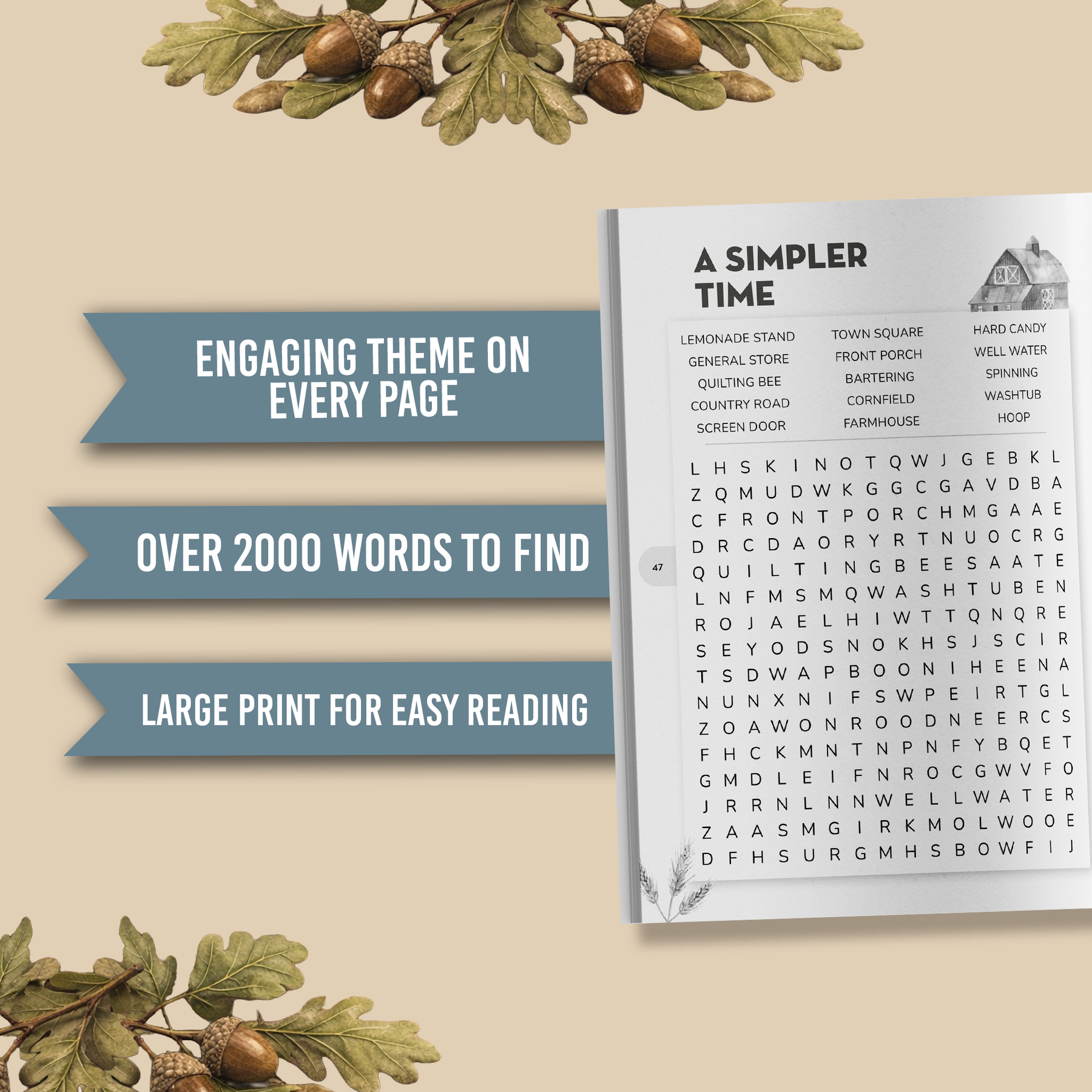 Relaxing Father’s Day Word Search for Adults – product image 2