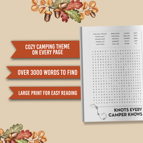 Cozy Camping Word Search for Adults – product image 2