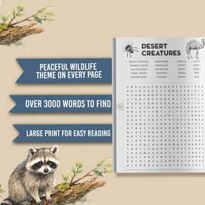 Peaceful Wildlife Word Search for Adults – product image 2