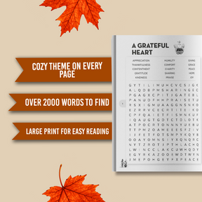 Cozy Thanksgiving Word Search for Adults – product image 2