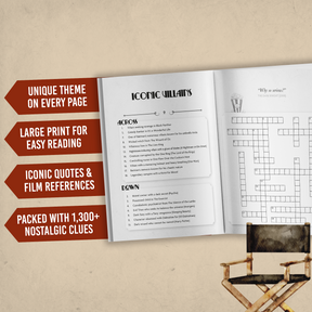 Nostalgic Movie Crossword Puzzles for Adults