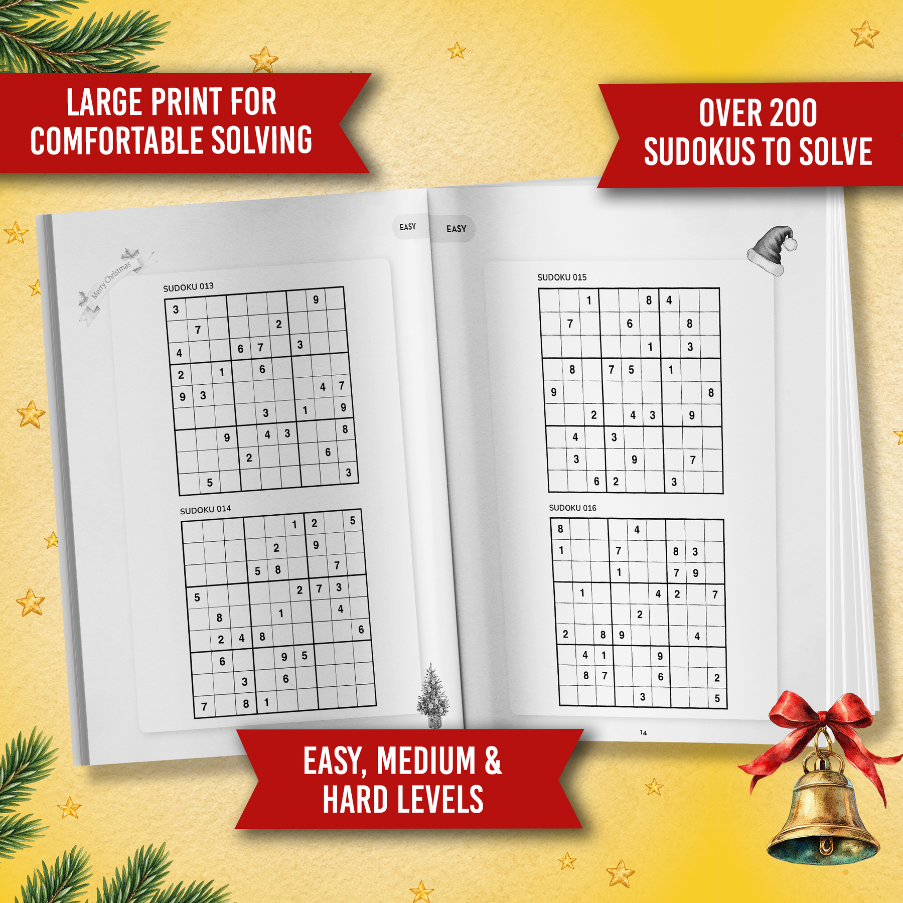 Cozy Christmas Sudoku for Adults – product image 2