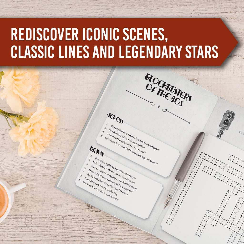 Nostalgic Movie Crossword Puzzles for Adults
