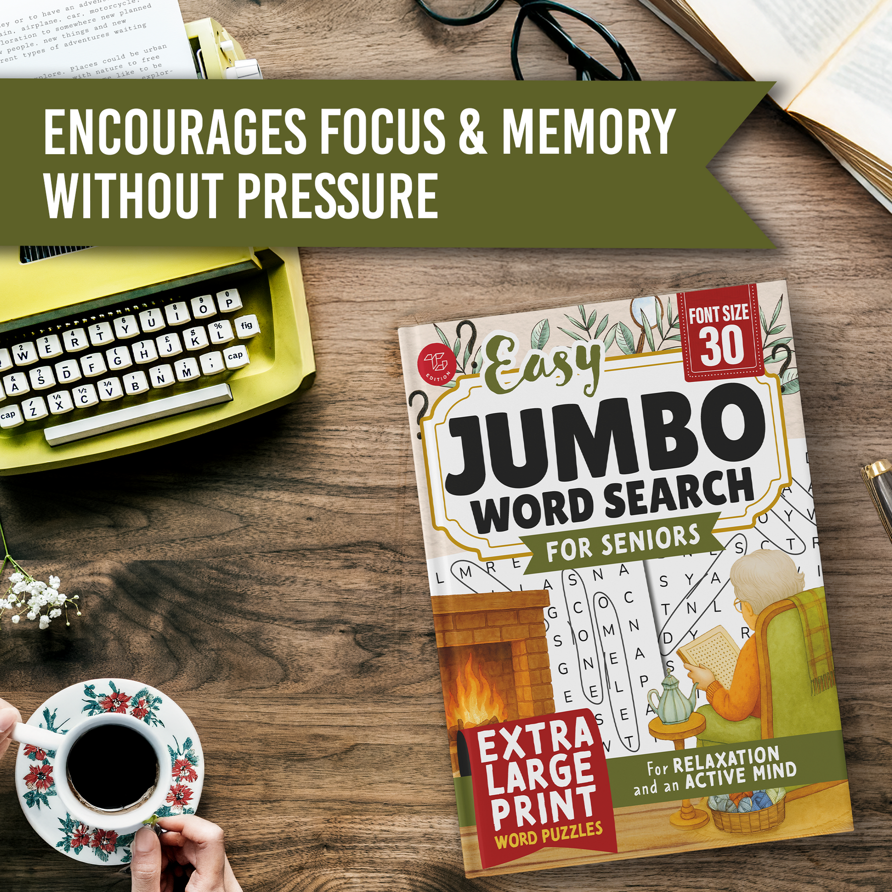 Easy Jumbo Word Search for Seniors