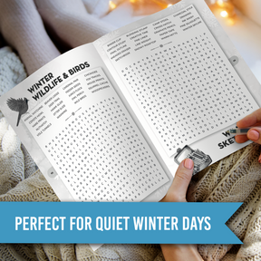 Cozy Winter Word Search for Adults