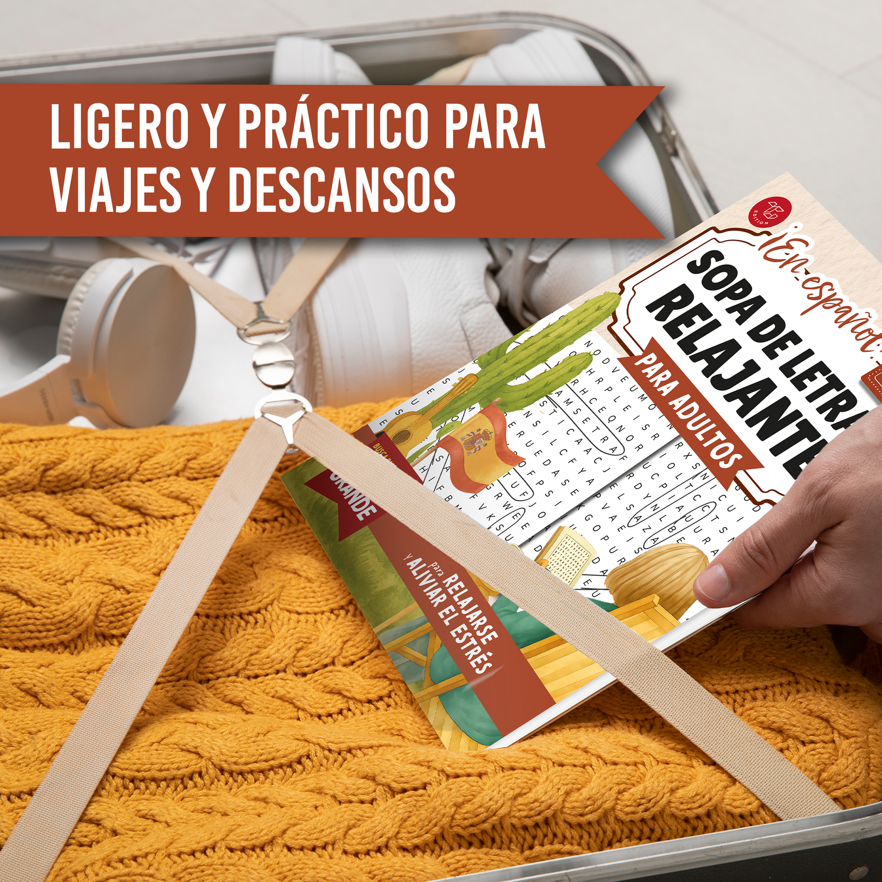 Sopa de letras relajante para adultos