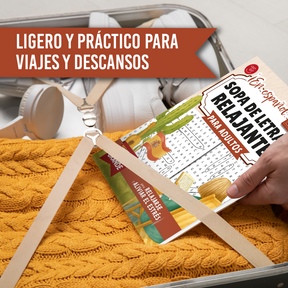 Sopa de letras relajante para adultos