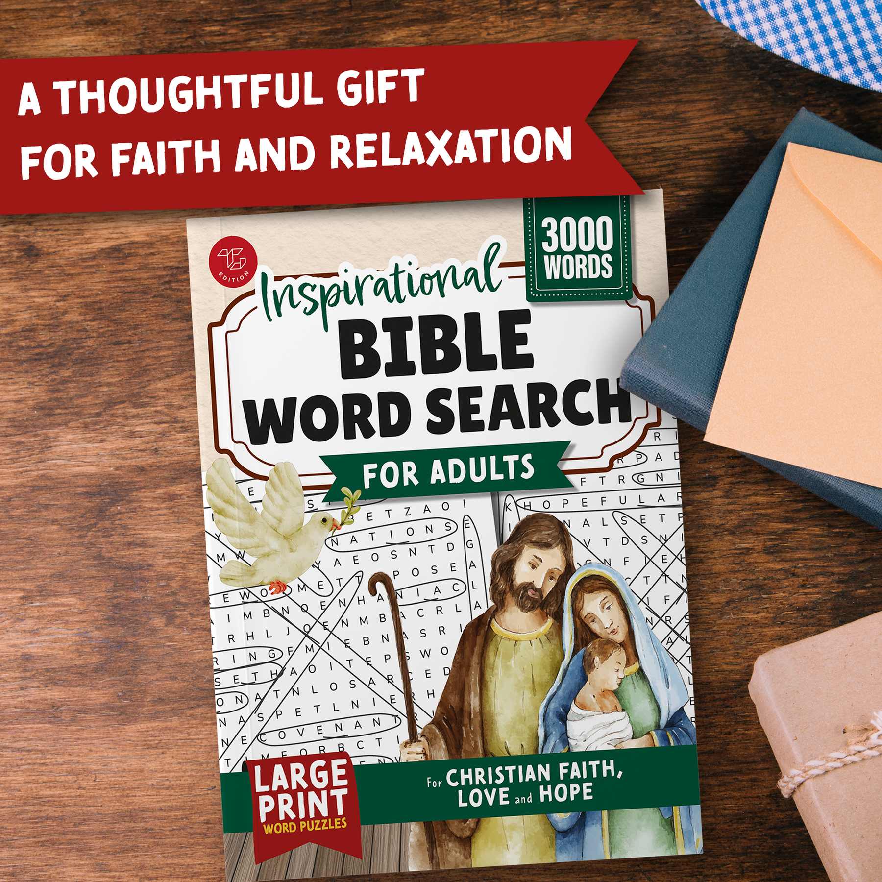 Inspirational Bible Word Search for Adults