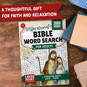 Inspirational Bible Word Search for Adults