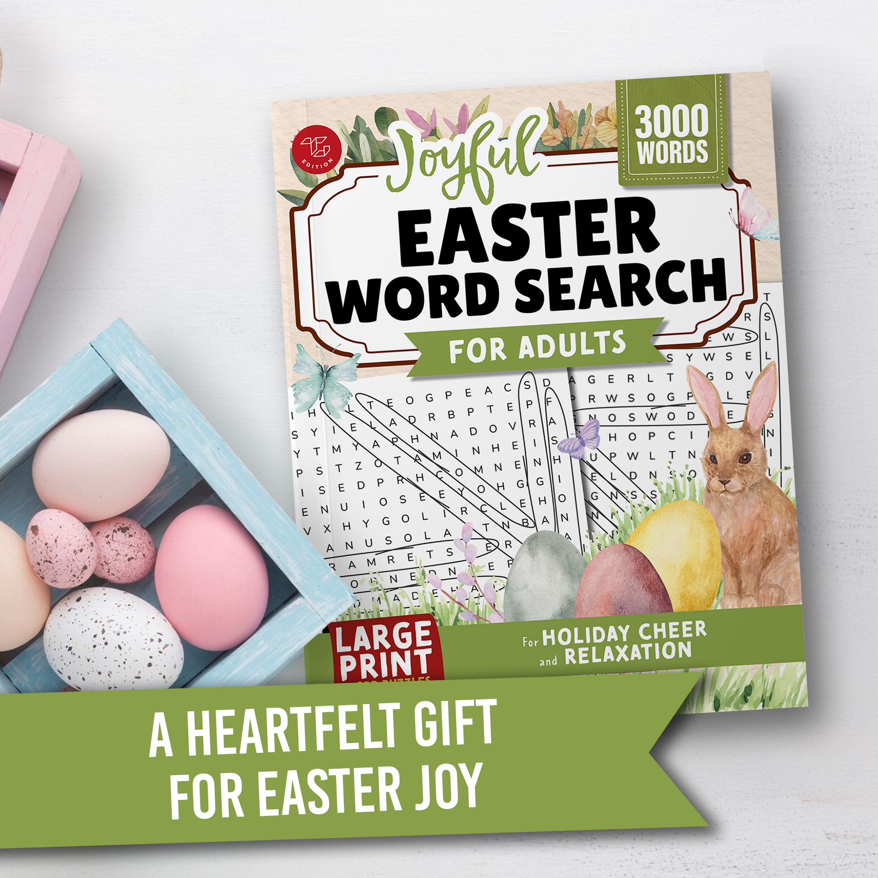 Joyful Easter Word Search for Adults