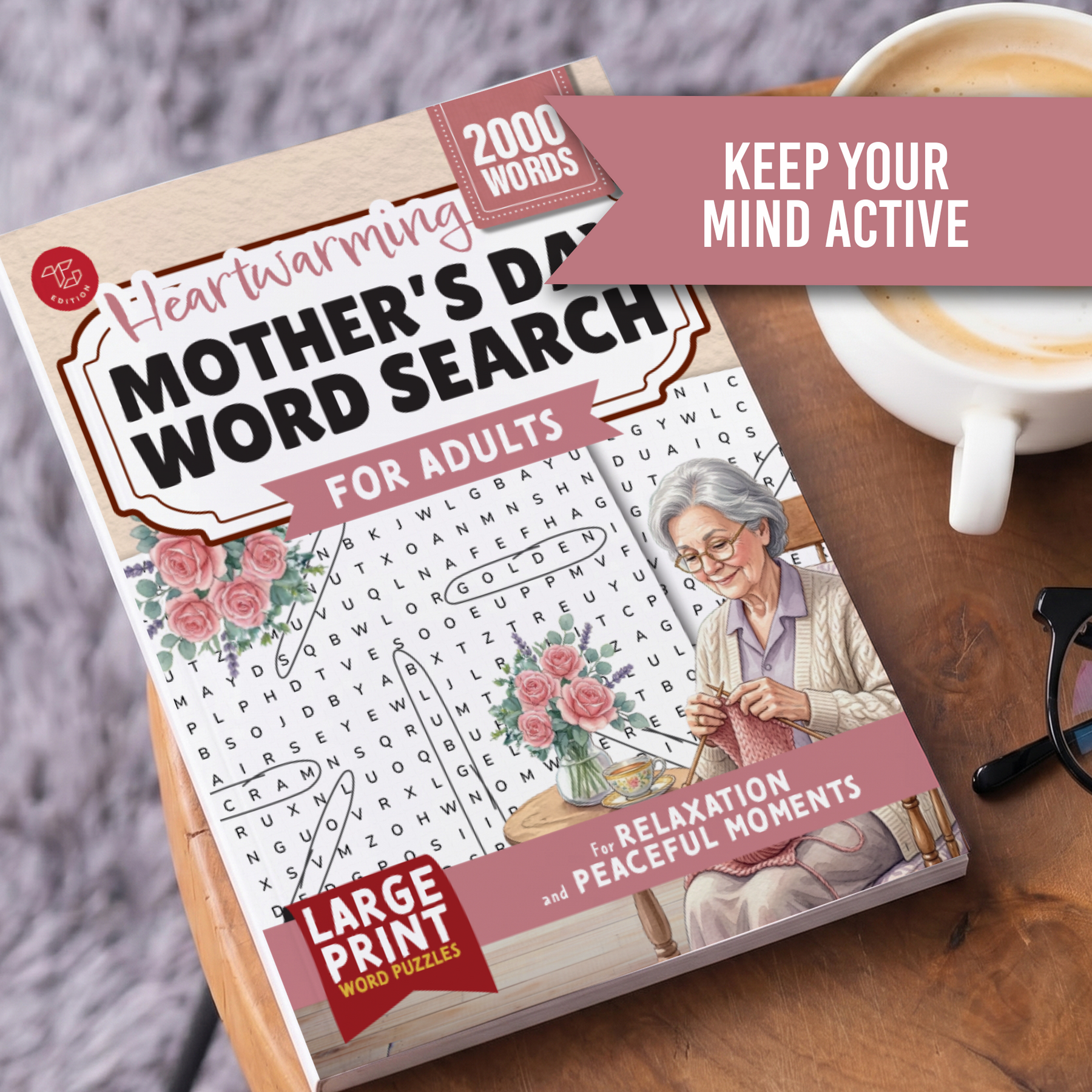 Heartwarming Mother’s Day Word Search for Adults – product image 4