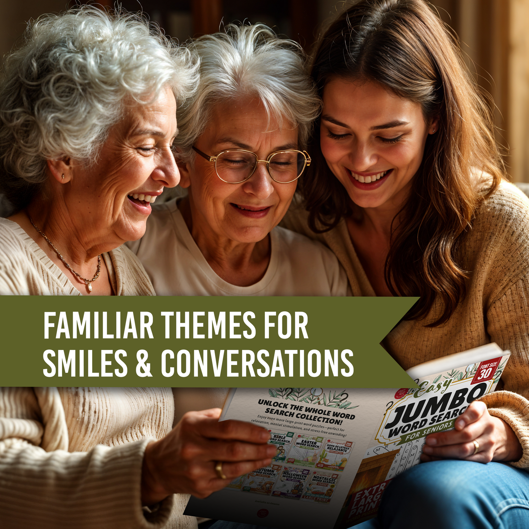 Easy Jumbo Word Search for Seniors