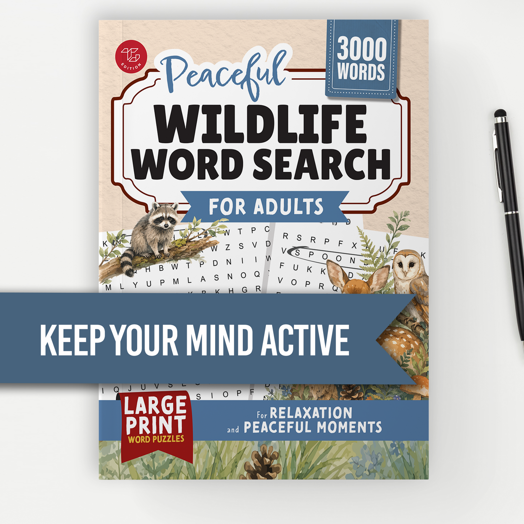 Peaceful Wildlife Word Search for Adults – product image 4