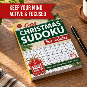 Cozy Christmas Sudoku for Adults – product image 4