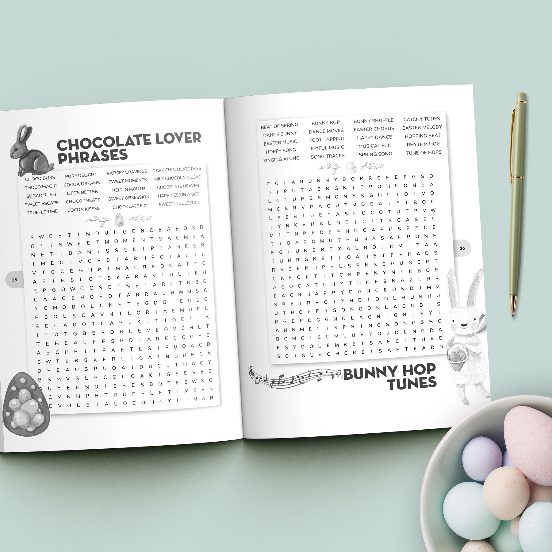 Joyful Easter Word Search for Adults