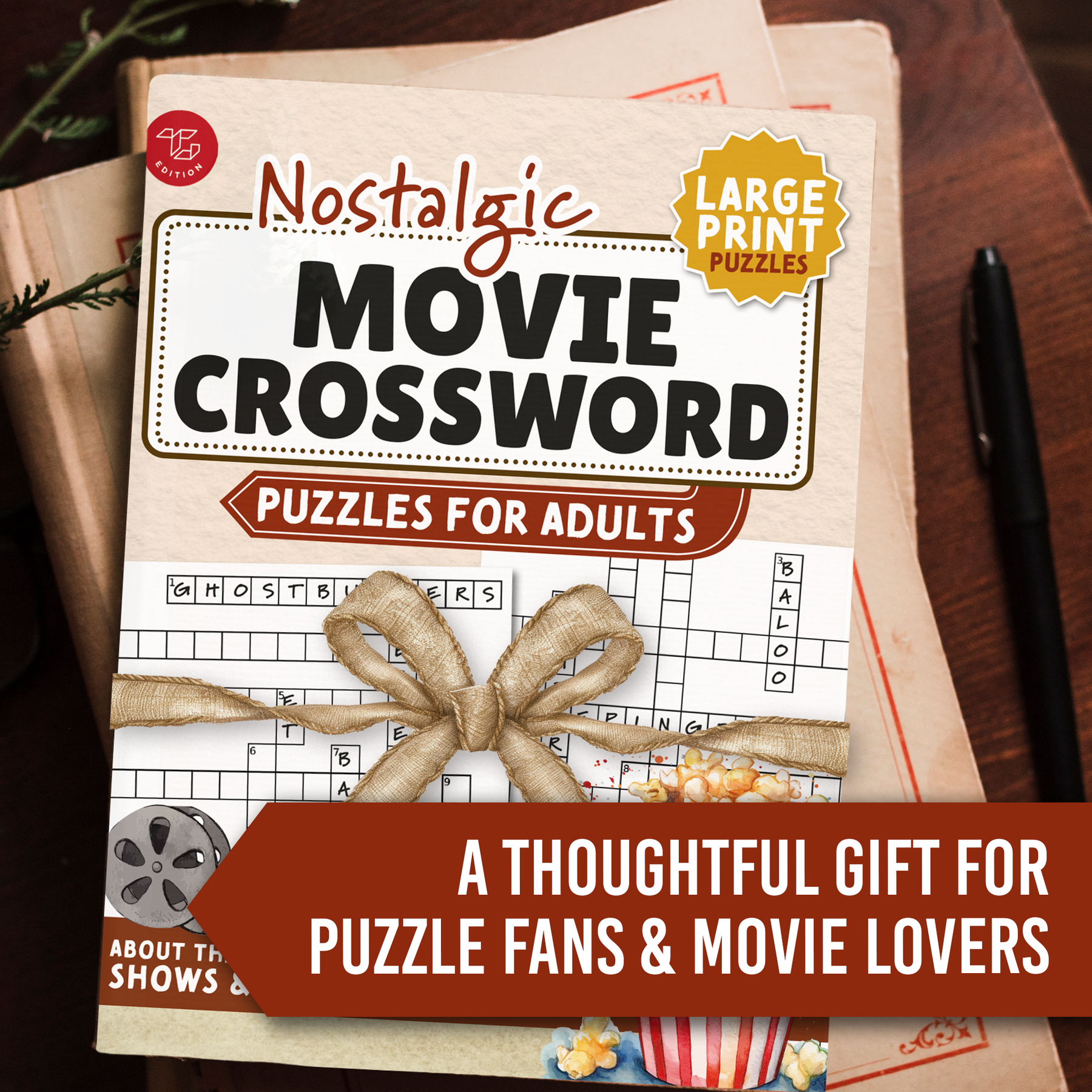 Nostalgic Movie Crossword Puzzles for Adults