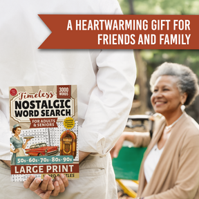 Nostalgic Word Search for Adults & Seniors