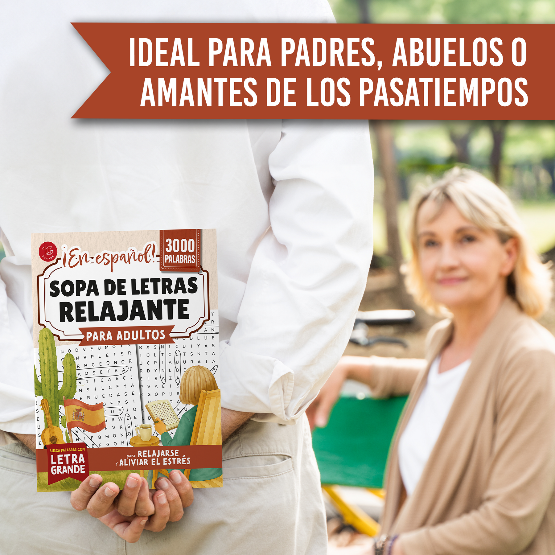 Sopa de letras relajante para adultos