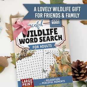 Peaceful Wildlife Word Search for Adults – product image 5