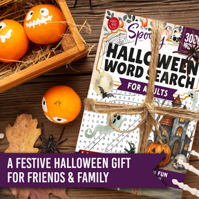 Spooky Halloween Word Search for Adults