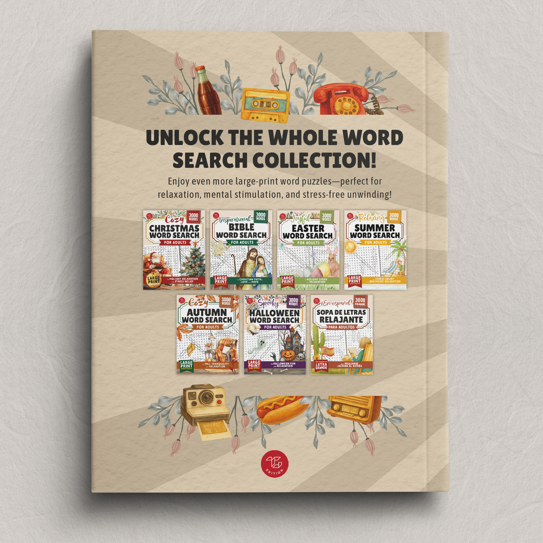 Nostalgic Word Search for Adults & Seniors