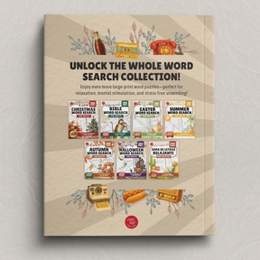 Nostalgic Word Search for Adults & Seniors