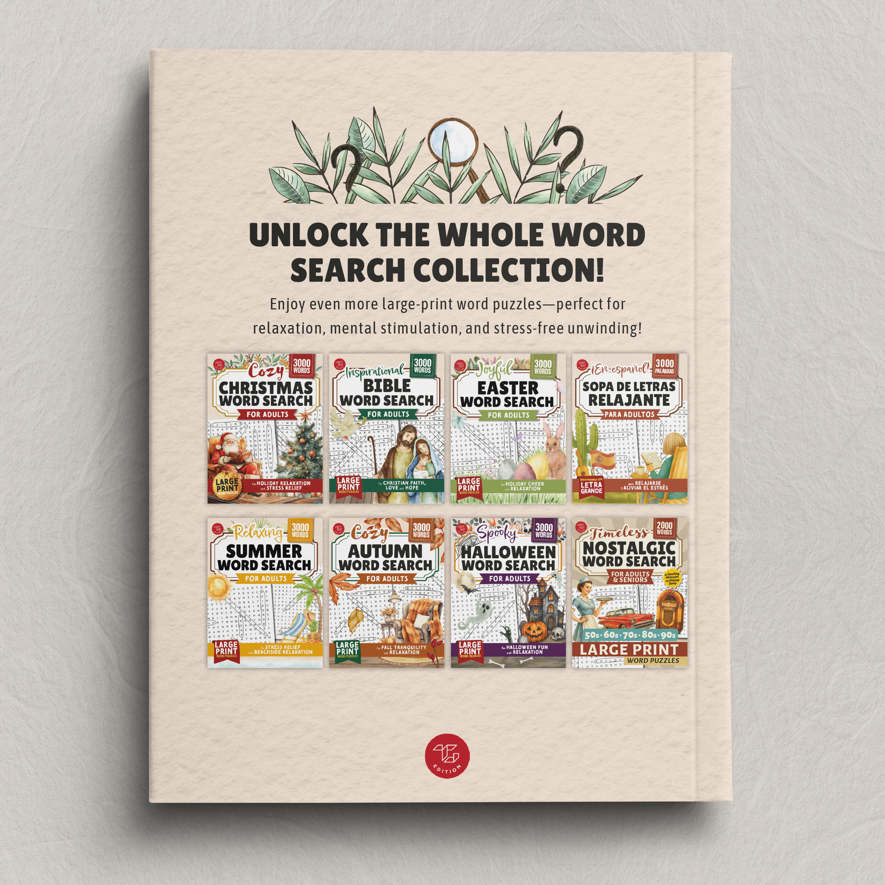 Easy Jumbo Word Search for Seniors