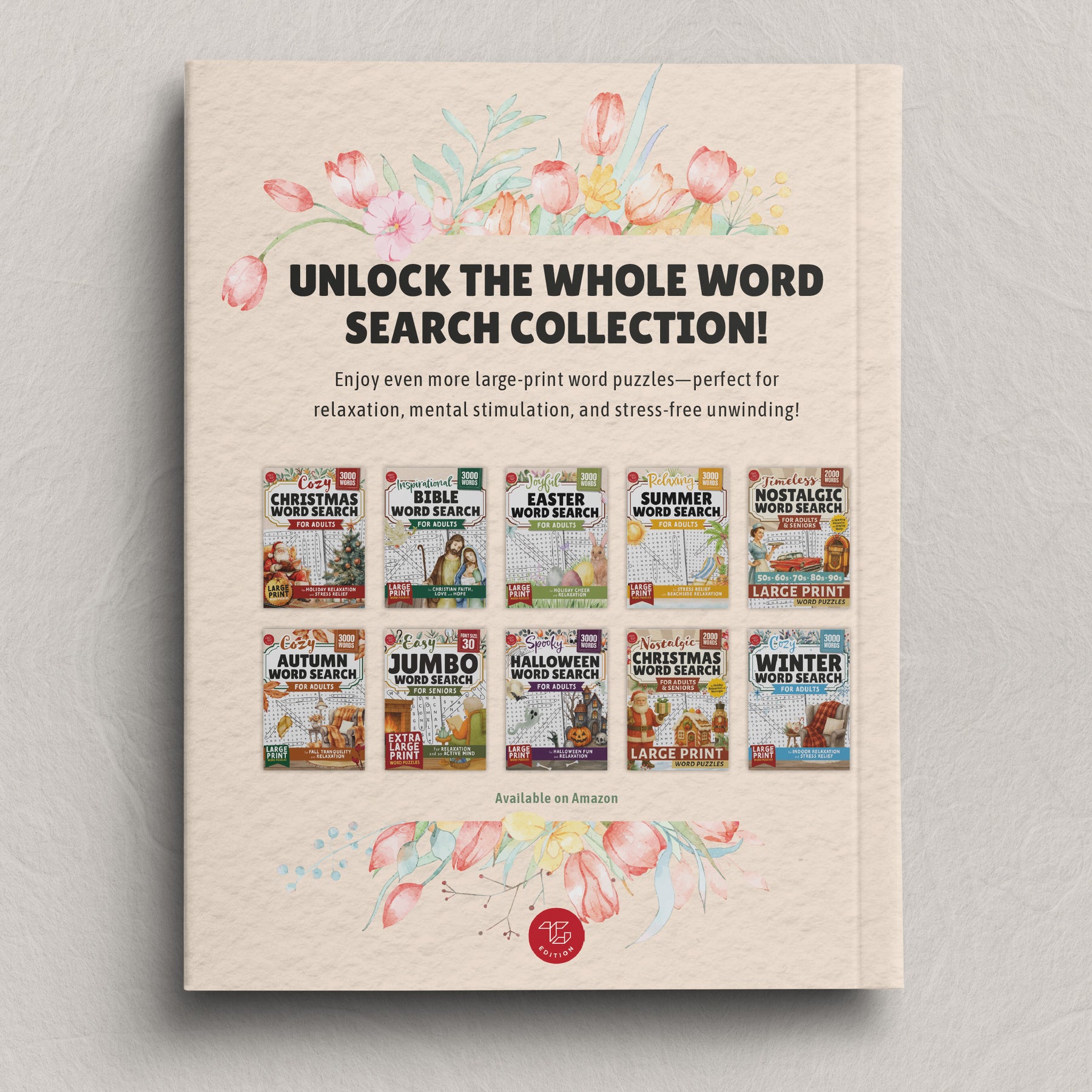 Peaceful Spring Word Search for Adults