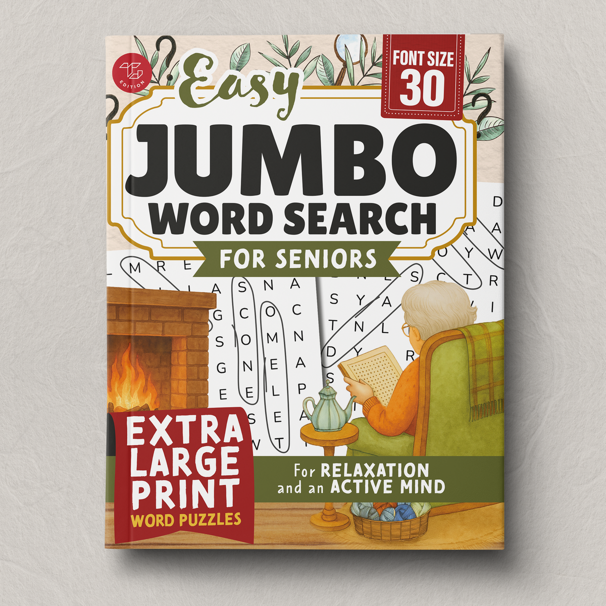 Easy Jumbo Word Search for Seniors