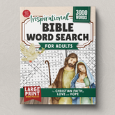 Inspirational Bible Word Search for Adults