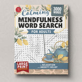Calming Mindfulness Word Search for Adults