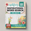 Uplifting Inspirational Word Search for Adults