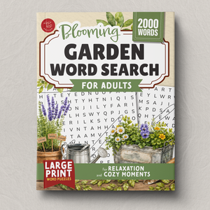 Blooming Garden Word Search for Adults