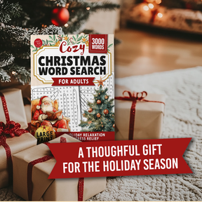 Cozy Christmas Word Search for Adults