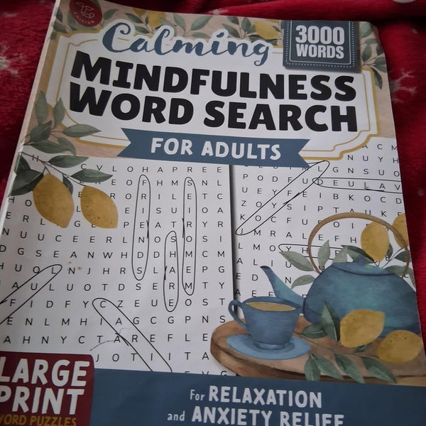 Calming Mindfulness Word Search