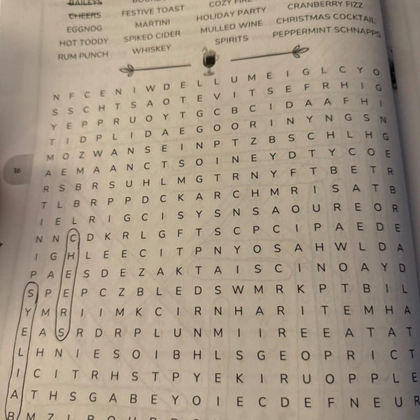 Cozy Christmas Word Search